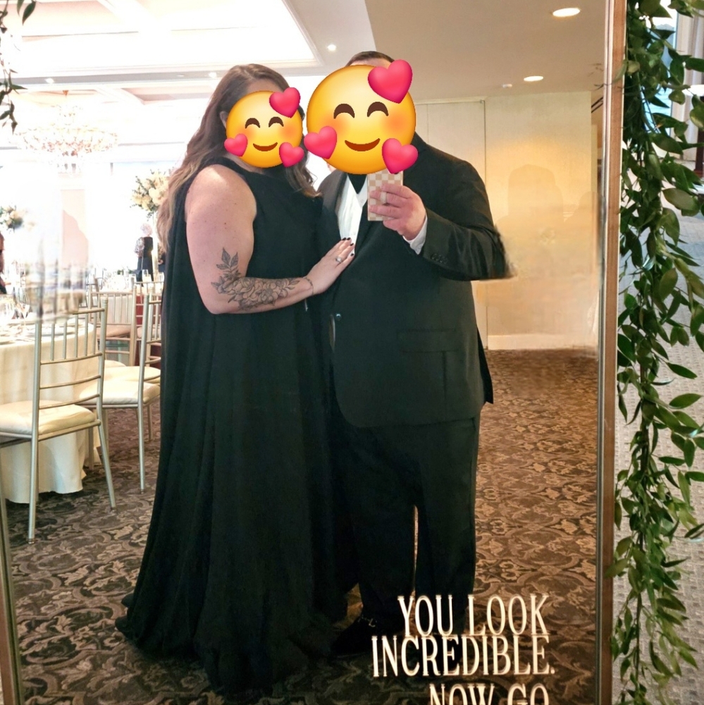 Eloquii Dramatic Ruffle Gown